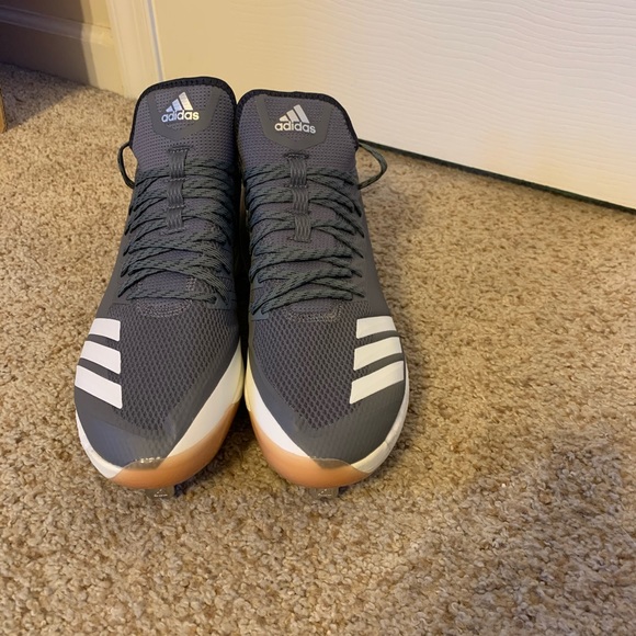 Adidas BOOST ICON 4 metal baseball cleats size 9.5 - Picture 2 of 5